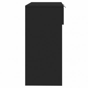 Konsolentisch Schwarz 90x36x75 cm Holzwerkstoff