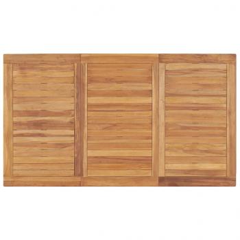 5-tlg. Garten-Essgruppe Massivholz Teak