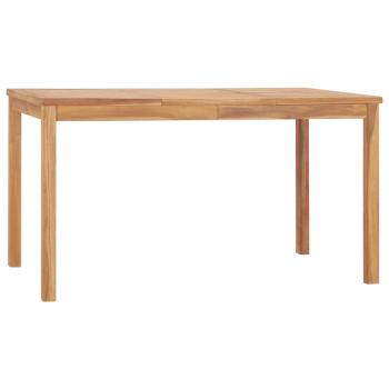 7-teiliges Garten-Ess-Set 140 x 80 cm Massivholz Teak