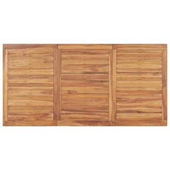 9-tlg. Garten-Essgruppe Massivholz Teak