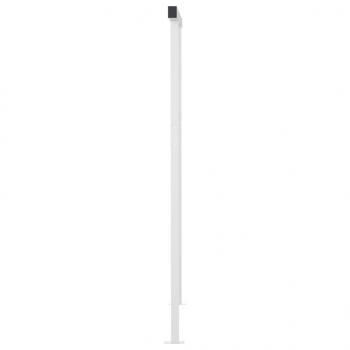 Markise Manuell Einziehbar mit Pfosten 4,5x3,5 m Orange & Braun
