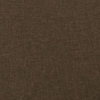Kopfteil mit Ohren Dunkelbraun 93x23x78/88 cm Stoff