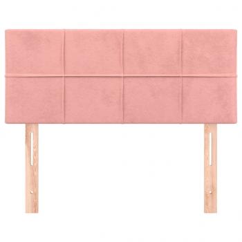 Kopfteil Rosa 100x5x78/88 cm Samt