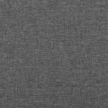 Kopfteile 2 Stk. Dunkelgrau 80x7x78/88 cm Stoff