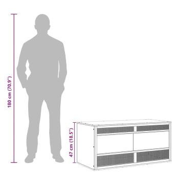 Terrarium Holzwerkstoff 100x47x47 cm