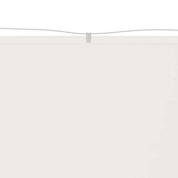 Senkrechtmarkise Weiß 140x1200 cm Oxford-Gewebe