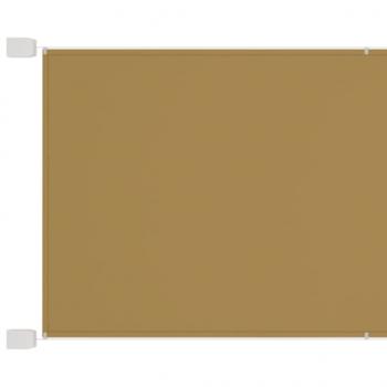 Senkrechtmarkise Beige 60x1200 cm Oxford-Gewebe