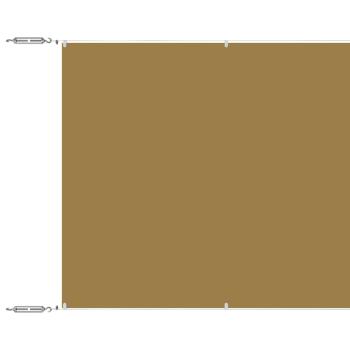 Senkrechtmarkise Beige 140x1000 cm Oxford-Gewebe