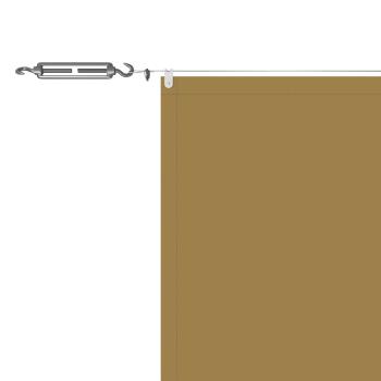 Senkrechtmarkise Beige 140x1000 cm Oxford-Gewebe