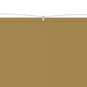 Senkrechtmarkise Beige 140x1000 cm Oxford-Gewebe