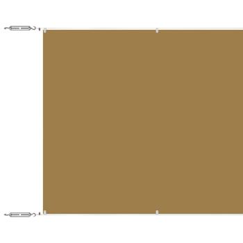 Senkrechtmarkise Beige 140x1200 cm Oxford-Gewebe