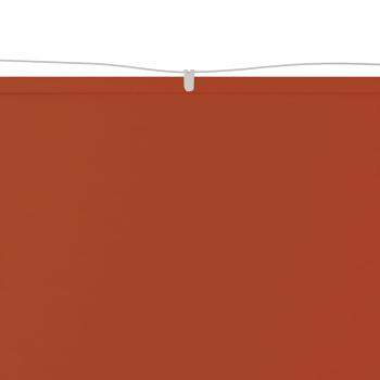 Senkrechtmarkise Terrakotta 60x1000 cm Oxford-Gewebe