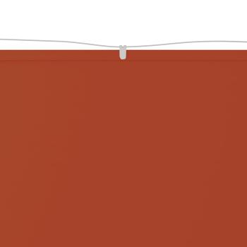 Senkrechtmarkise Terrakotta 100x1000 cm Oxford-Gewebe