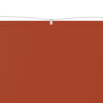 Senkrechtmarkise Terrakotta 140x360 cm Oxford-Gewebe