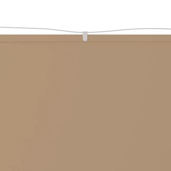 Senkrechtmarkise Taupe 140x420 cm Oxford-Gewebe