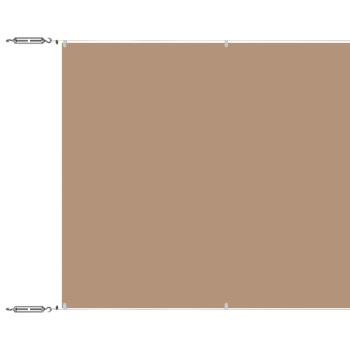Senkrechtmarkise Taupe 140x800 cm Oxford-Gewebe