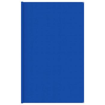 Zeltteppich 400x500 cm Blau HDPE