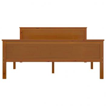 Massivholzbett Honigbraun Kiefernholz 120x200 cm