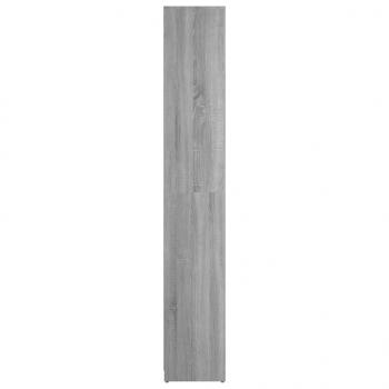 Badezimmerschrank Grau Sonoma 30x30x183,5 cm Holzwerkstoff