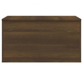 Aufbewahrungstruhe Braun Eichen-Optik 84x42x46 cm Holzwerkstoff