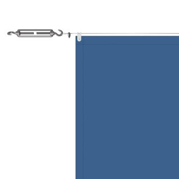 Senkrechtmarkise Blau 180x1200 cm Oxford-Gewebe