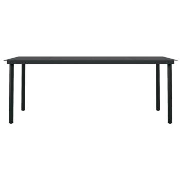 7-tlg. Garten-Essgruppe mit Kissen Poly Rattan und Glas