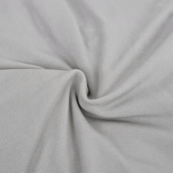 Stretch-Sofahusse Grau Polyester-Jersey  