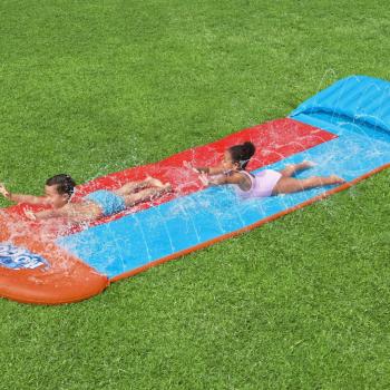 ARDEBO.de - Bestway H2OGO Wasserrutsche Tsunami Splash Ramp Doppelseitig