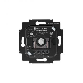 ARDEBO.de Busch-Jaeger 6523 UR-103 Busch-Drehdimmer, UP, LED, 2-400W (2CKA006512A0344)