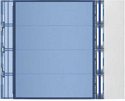 ARDEBO.de Bticino (352042) Frontblende für Ruftastenmodul mit 4 Ruftasten