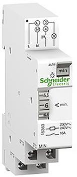 Schneider Electric 15363 Elektromechanischer Treppenlichtzeitschalter MIN, 1 bis 7 Minuten