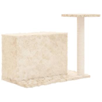 Kratzbaum mit Sisal-Kratzsäule Creme 51 cm