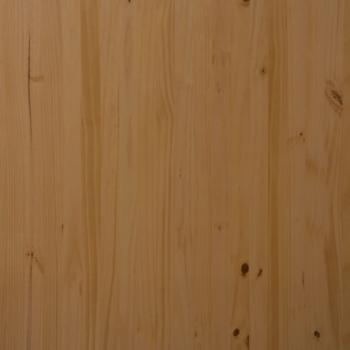Rollschrank mit Schreibtisch MOSS Honigbraun Massivholz Kiefer