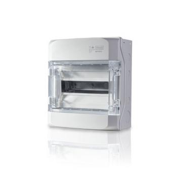 Newlec NAPV12IP65.01 AP Feuchtraumverteiler IP65, 1-reihig, 12TE,  mit Belüftungssystem