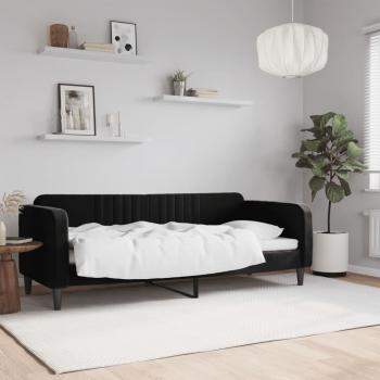 ARDEBO.de - Tagesbett Schwarz 80x200 cm Samt