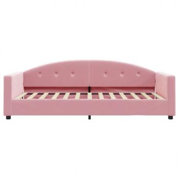 Tagesbett Rosa 90x200 cm Samt