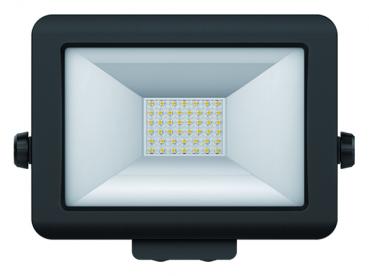 Theben theLeda B30L BK LED-Strahler für Wandmontage, 30 Watt, schwarz