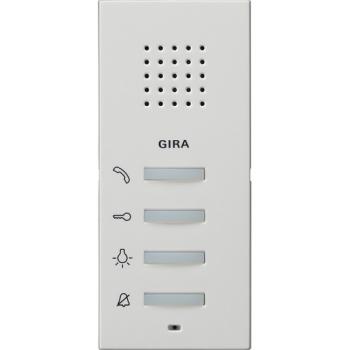Gira 125027 Wohnungsstation AP System 55 Reinweiß m