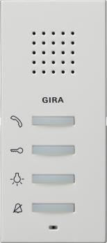 Gira 125027 Wohnungsstation AP System 55 Reinweiß m