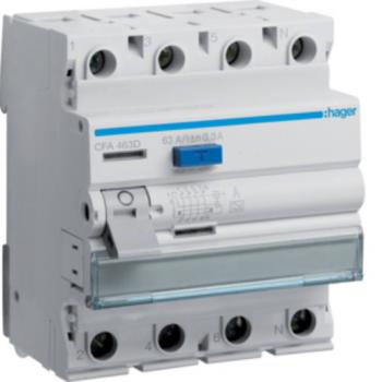 ARDEBO.de - CFA463D FI-Schalter 4P 6kA 63A 300mA Typ A