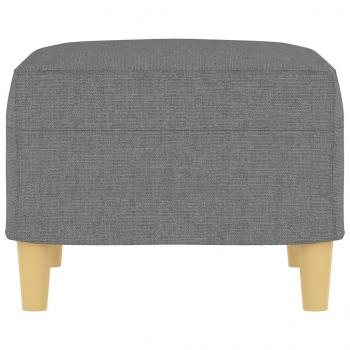 Fußhocker Dunkelgrau 60x50x41 cm Stoff