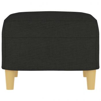 Fußhocker Schwarz 60x50x41 cm Stoff