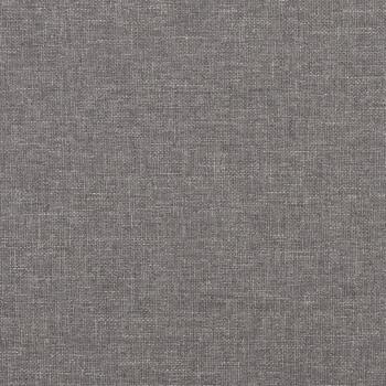 Fußhocker Hellgrau 60x50x41 cm Stoff