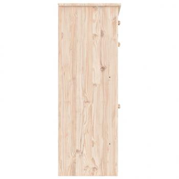 Schuhschrank ALTA 77x35x96 cm Massivholz Kiefer