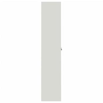 Aktenschrank Hellgrau 90x40x200 cm Stahl
