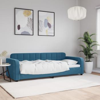 ARDEBO.de - Tagesbett Blau 80x200 cm Samt