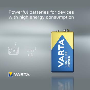 Alkaline Batterie 9 V High Energy 1-Blister (Menge: 10 je Bestelleinheit)
