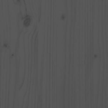 Flurbank Grau 80x40x60 cm Massivholz Kiefer