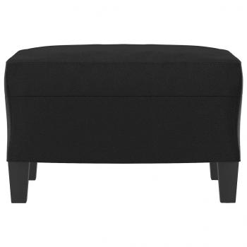 Fußhocker Schwarz 60x50x41 cm Kunstleder