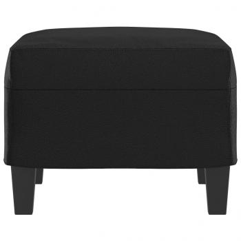 Fußhocker Schwarz 60x50x41 cm Kunstleder